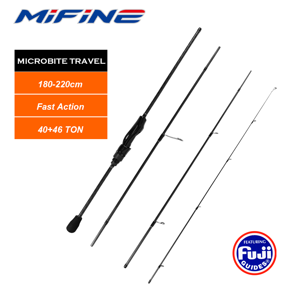 Kastking Reel Zephyr - MIFINE MICROBITE TRAVEL スピニングキャスティングロッド 40+46T カーボンファイバー