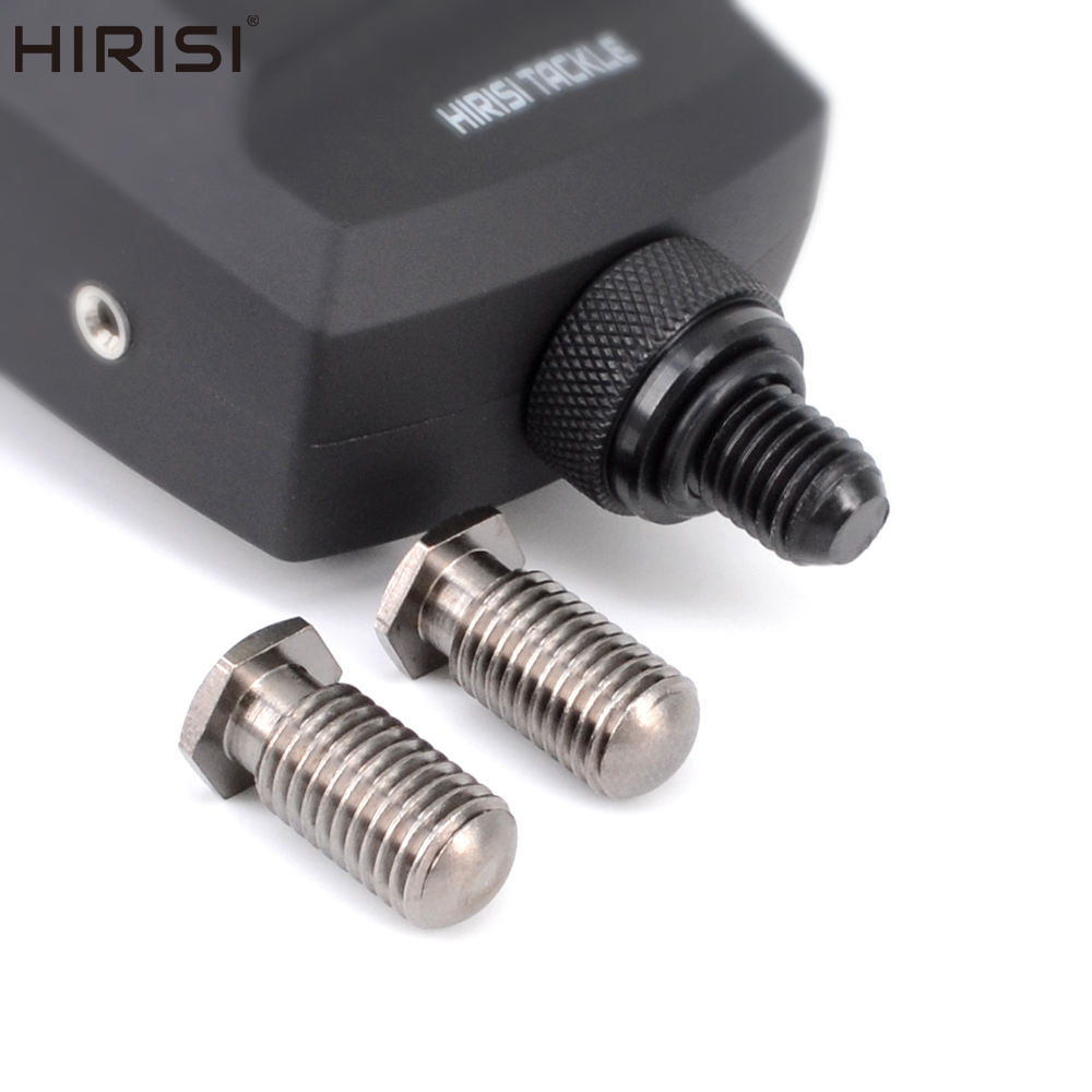 Fish Alarm - Hirisi-b1228フィッシングバイトアラームに適した真ちゅう製ボルトねじ、鯉釣りアクセサリー、2個