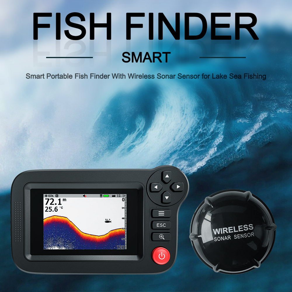 スマート魚群探知機 - ドック、海岸、銀行からのレクリエーシ - Fish Finder Portable のレビューと価格