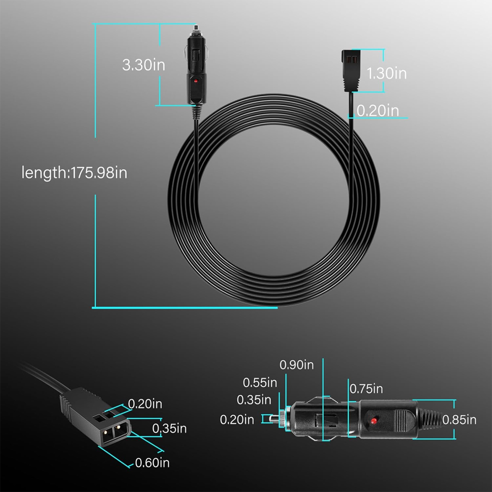 12V DCポート電源コード 720105-1 パワーケーブ - Fish Finder Charger のレビューと価格