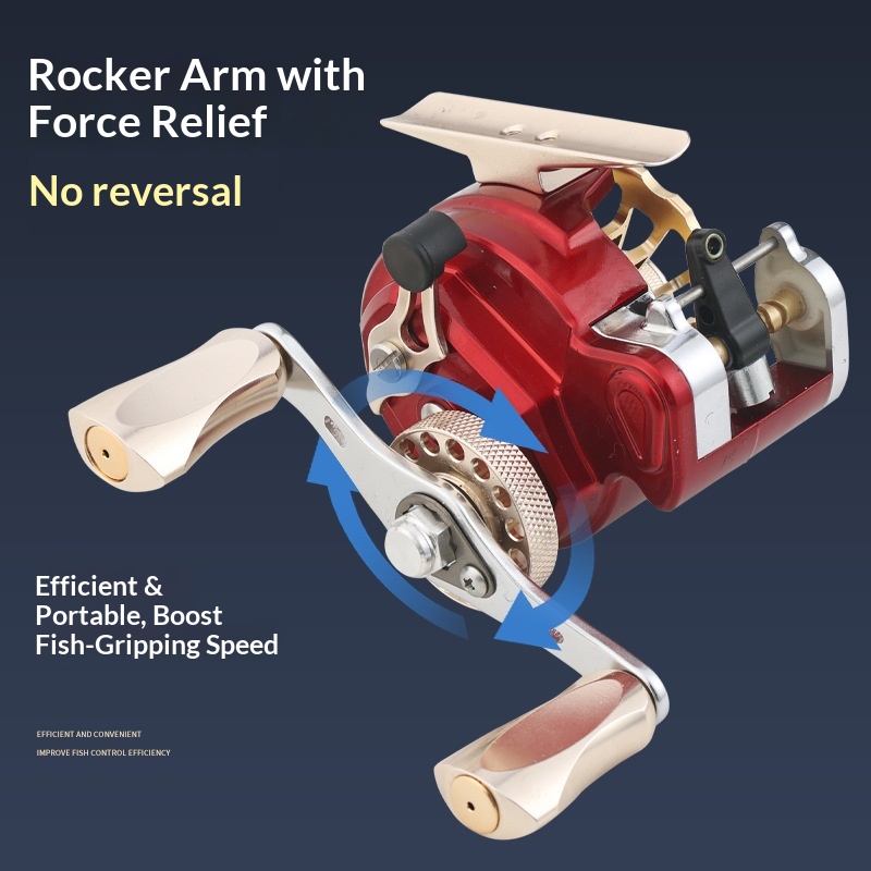 レッドマジック50ラフト＆アイスフィッシングリール、マイクロ - Kastking Reel Zephyr のレビューと価格