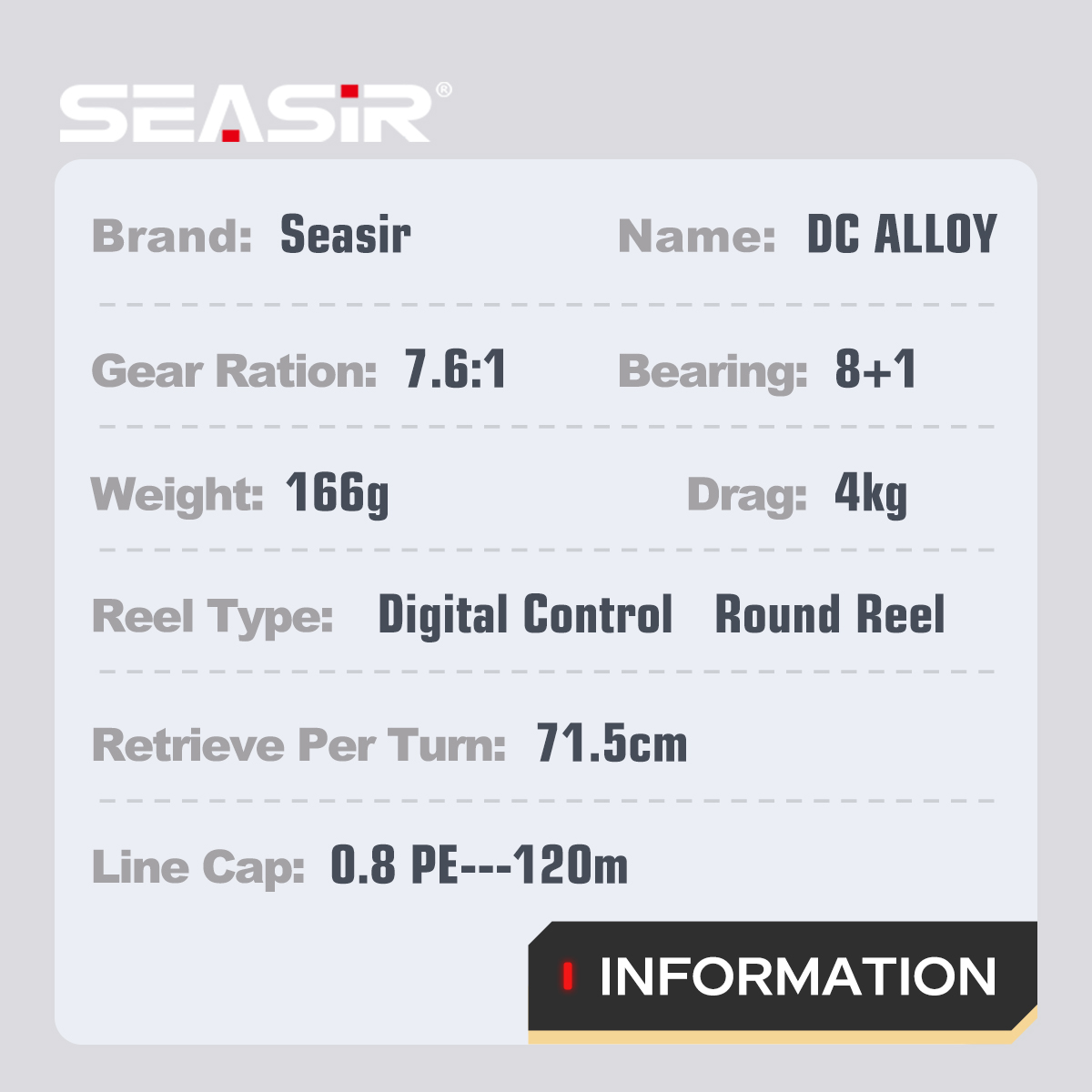 SEASIR DC合金製オールメタルラウンドリールDCドラム - Kastking Reel Zephyr のレビューと価格