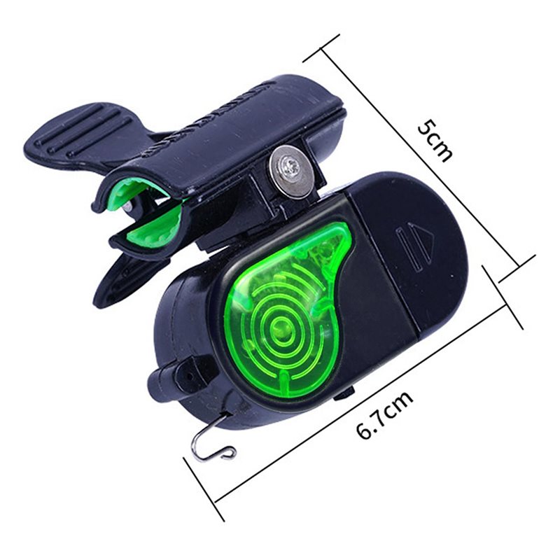 A06F-8PCS LEDライト付き釣り用バイトアラーム - - Fish Alarm のレビューと価格