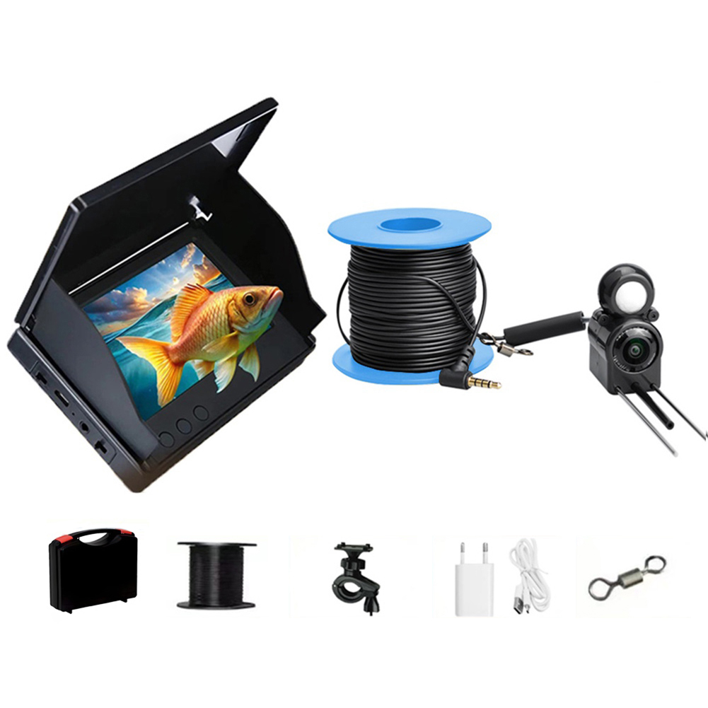 水中釣りカメラ 4.3インチ IPSモニター ポータブルビデ - Fish Finder Portable のレビューと価格
