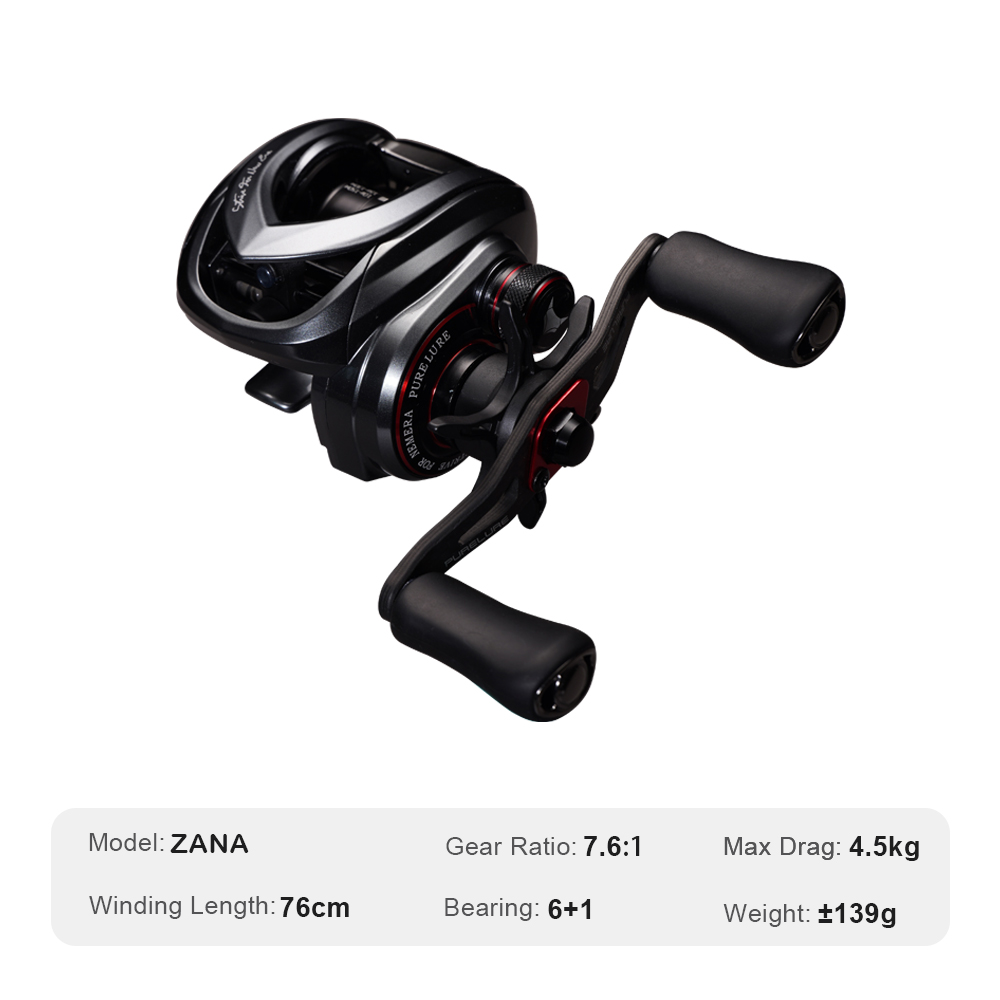 PURELURE ZANA 139 グラムアルミ合金フレーム - Abu Garcia Reel Max のレビューと価格