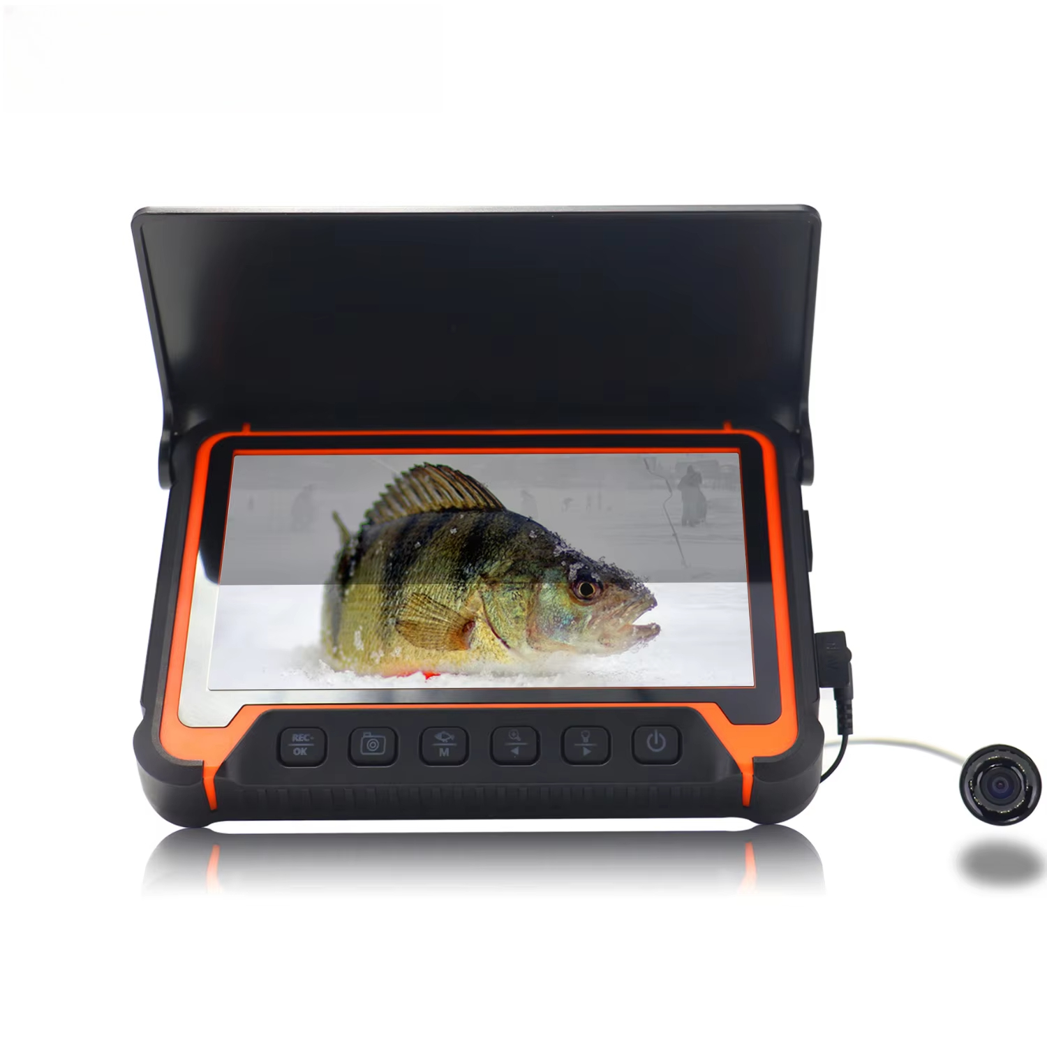 15m 7インチカラーLCDディスプレイ ポータブル魚群探知 - Fish Finder Portable のレビューと価格
