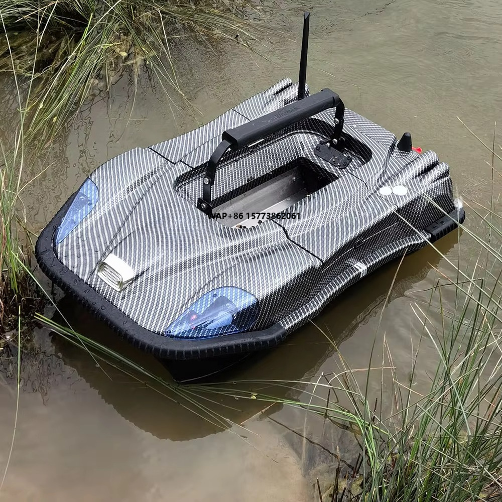 500メートル遠隔操作可能な魚群探知機付きRCフィッシングボ - Fish Finder のレビューと価格