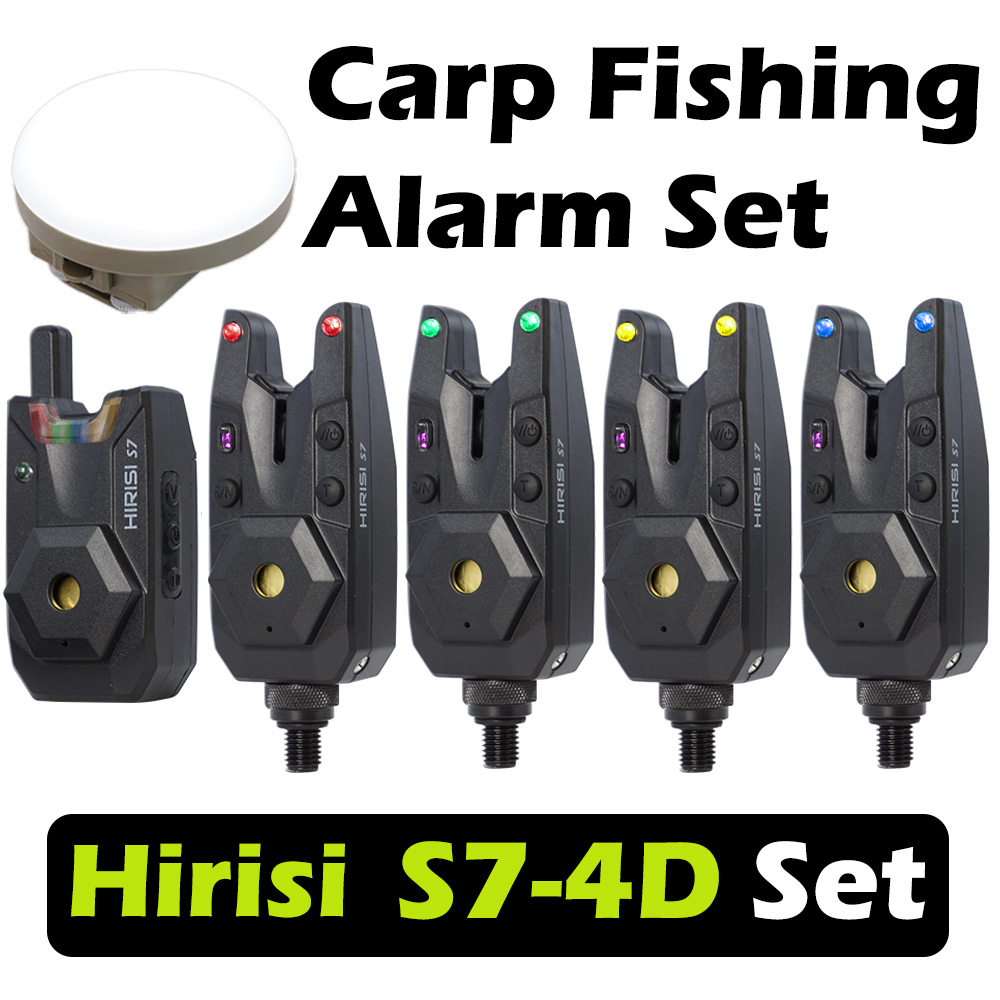 Hirisi S7-4D ワイヤレス鯉釣りバイトアラームセッ - Fish Alarm のレビューと価格