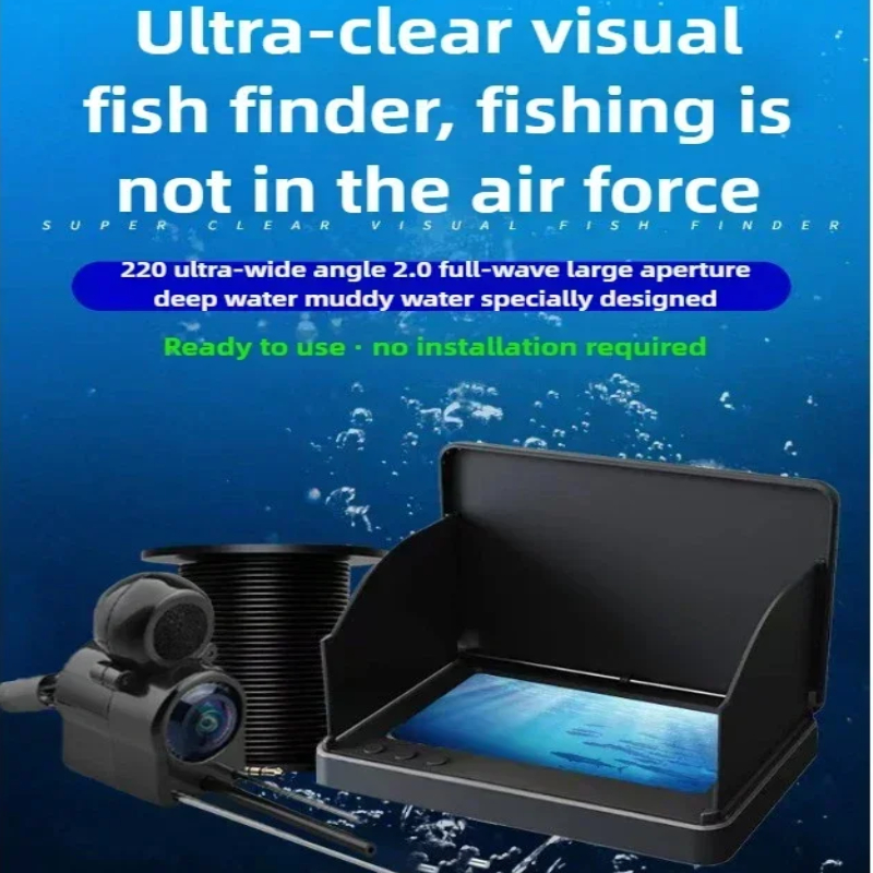 水中ビジュアル魚群探知機ディスプレイ釣りカメラディスプレイナ - Fishing Depth Finder のレビューと価格